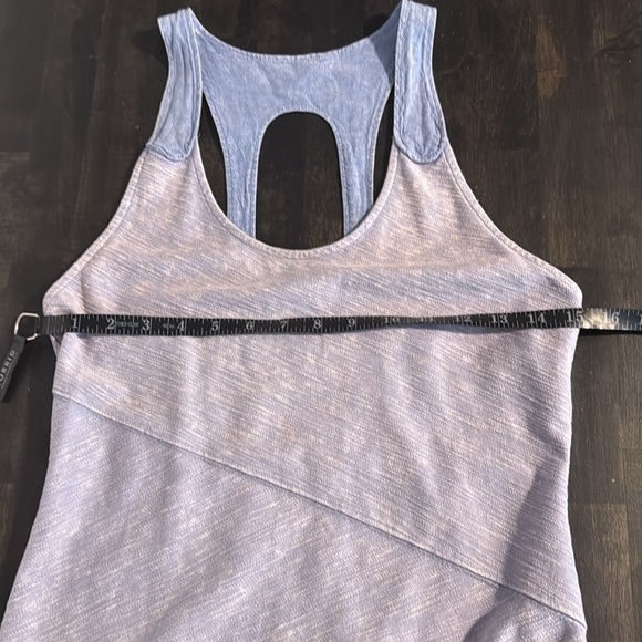 Free People Changing Directions Chambray Blue Mini Dress Size Medium - Picture 6 of 8